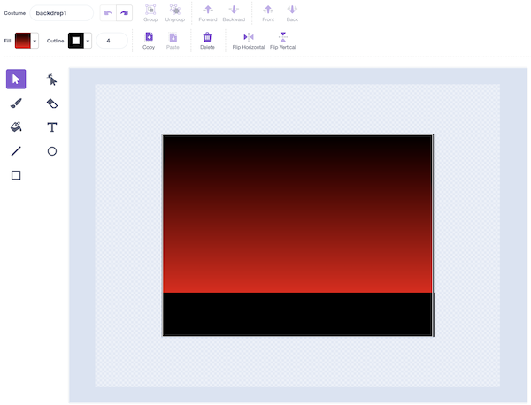 Step 1 - Draw background